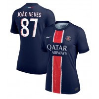 Dámy Fotbalový dres Paris Saint-Germain Joao Neves #87 2024-25 Domácí Krátký Rukáv